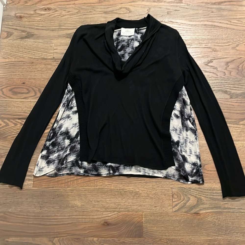Madison Marcus mixed media sweater Size S EUC